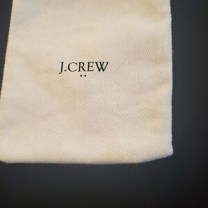 J. Crew Cream Herringbone Fabric Satchel